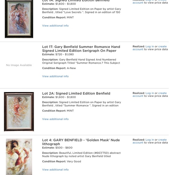 Authentic🙌🏼 Hand Signed Gary Benfield Painting - Picture 8 of 9